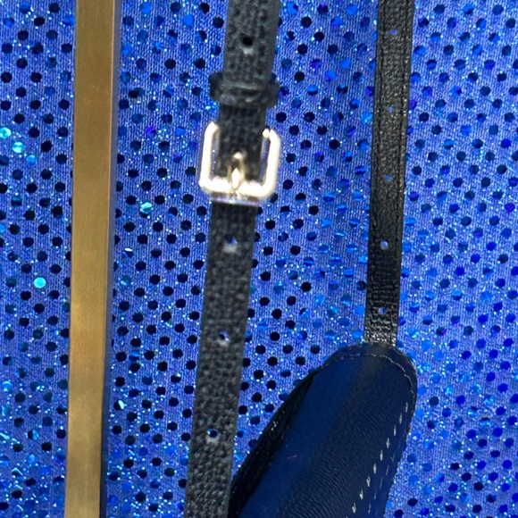 Henri Bendel Black Crossbody Clutch w/Rainbow Stud Accents Approx.. 7 x 4 - Picture 17 of 17